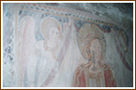 Chiesa madre antichi affreschi nella  sagrestia