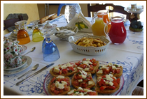 La colazione del B&B il Belvedere